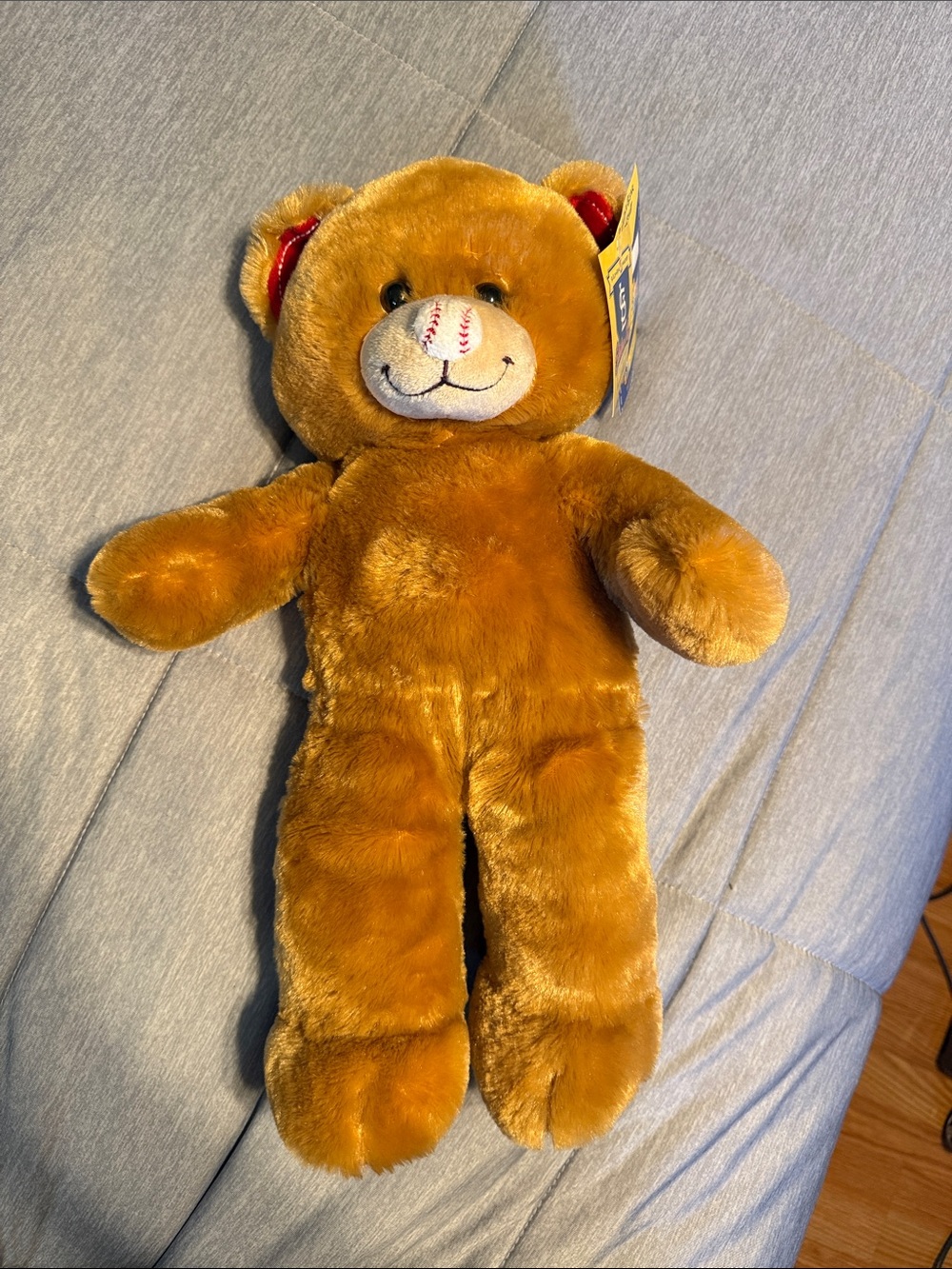 Build-A-Bear Brown Plush Teddy Stadium Bear